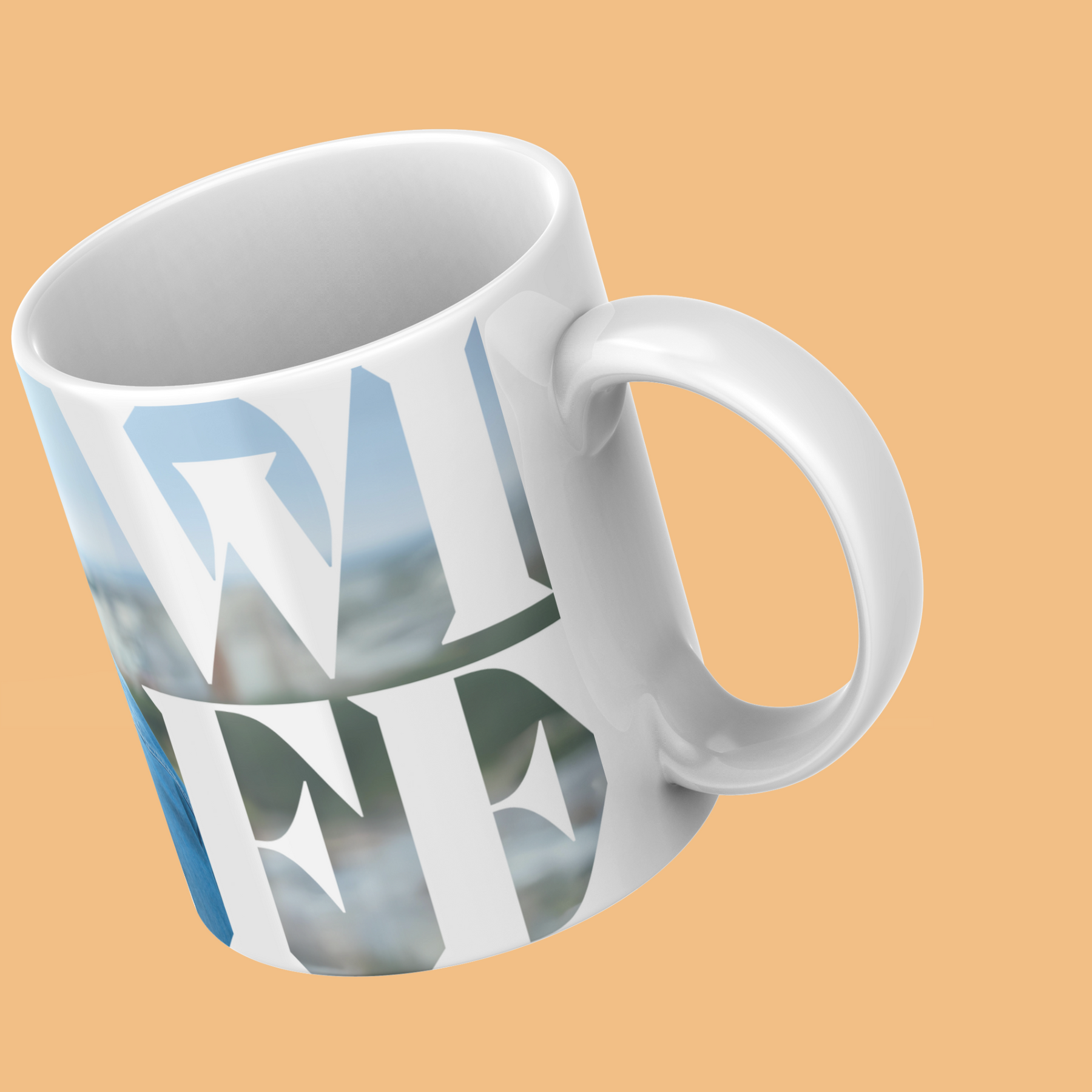 Wife-&-Photo-Personalized-Coffee-Mug-Tilted-View