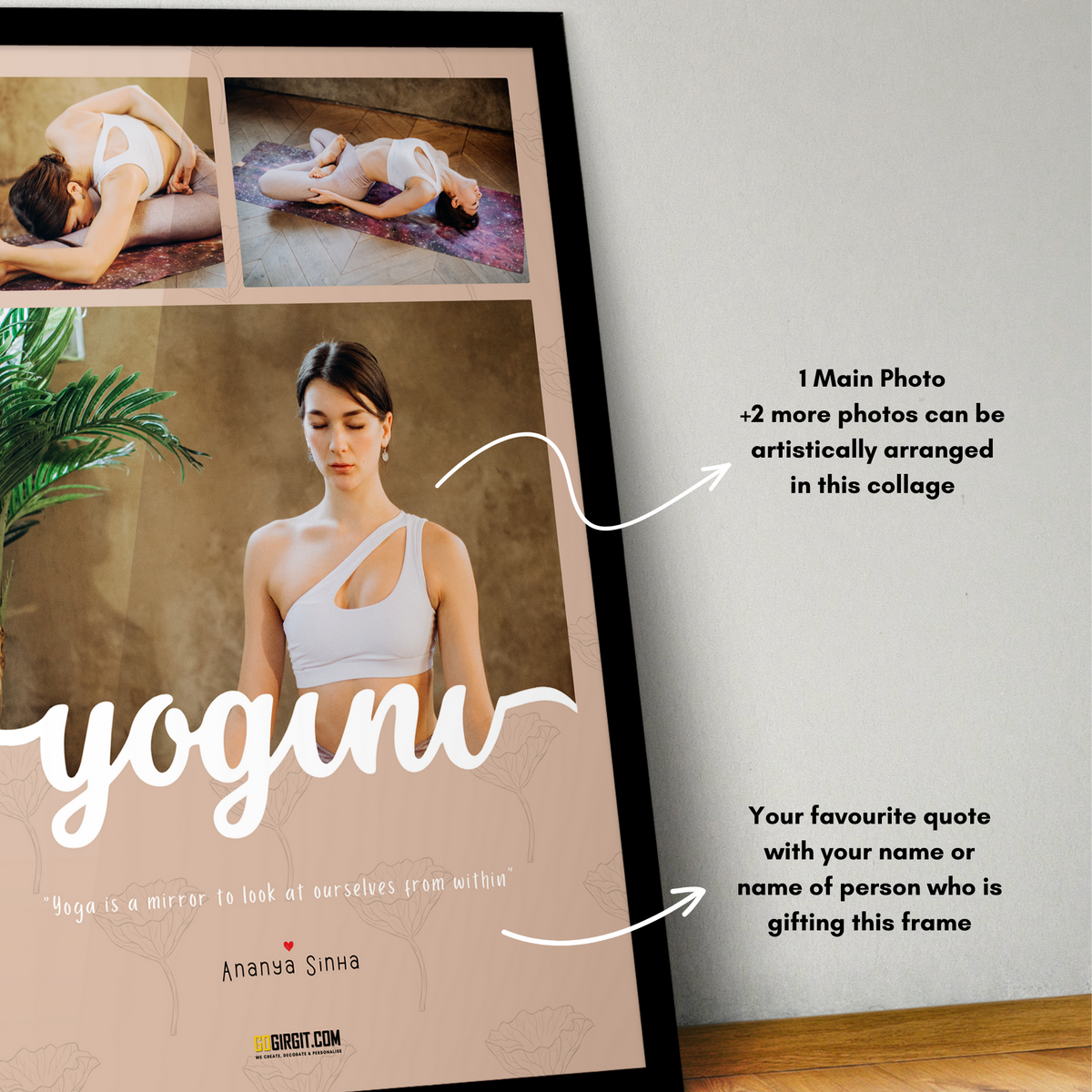 Yogini-Personalized-Photo-Collage-Frame-Description