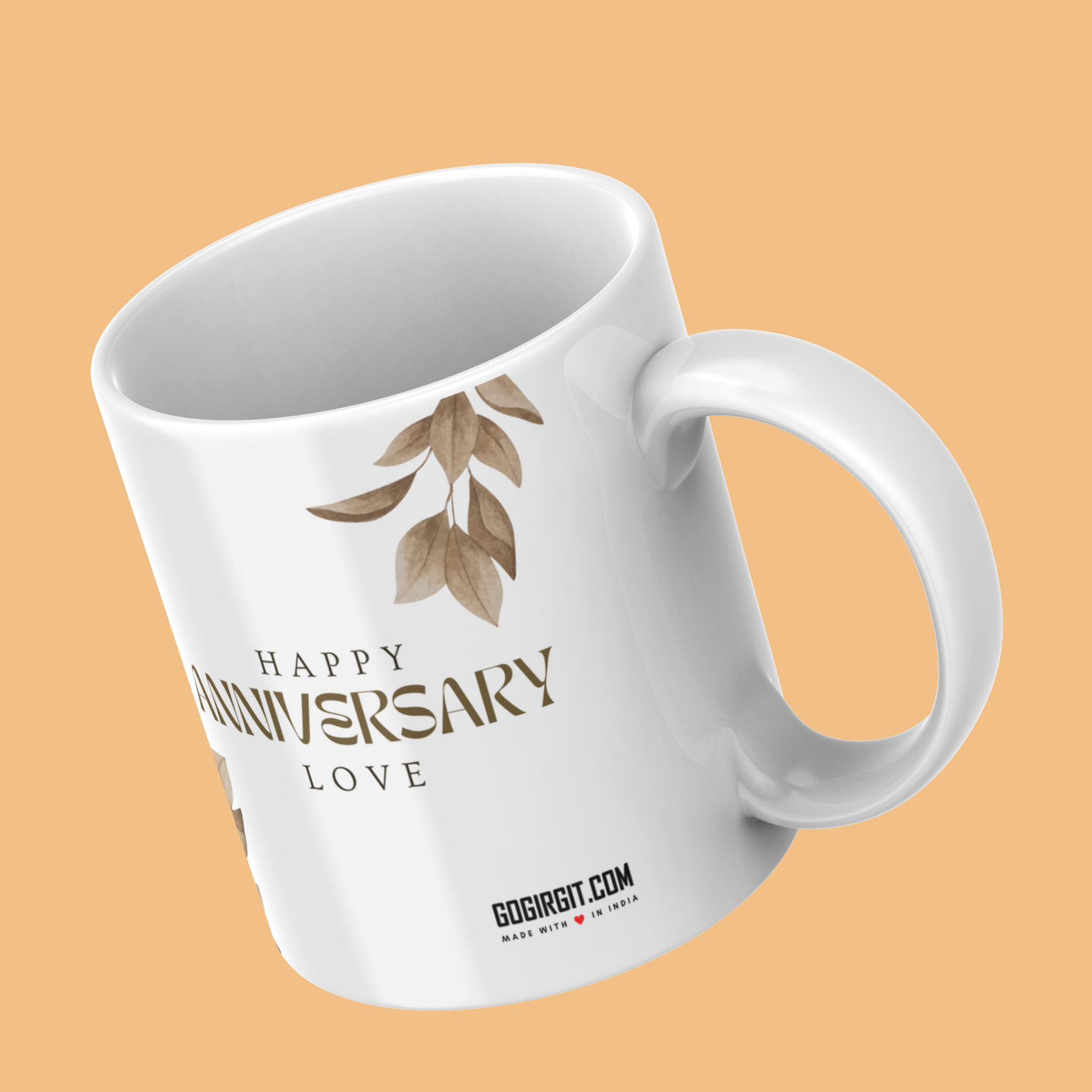 Happy-Anniversary-&-Photo-Personalized-Coffee-Mug-Tilted-View