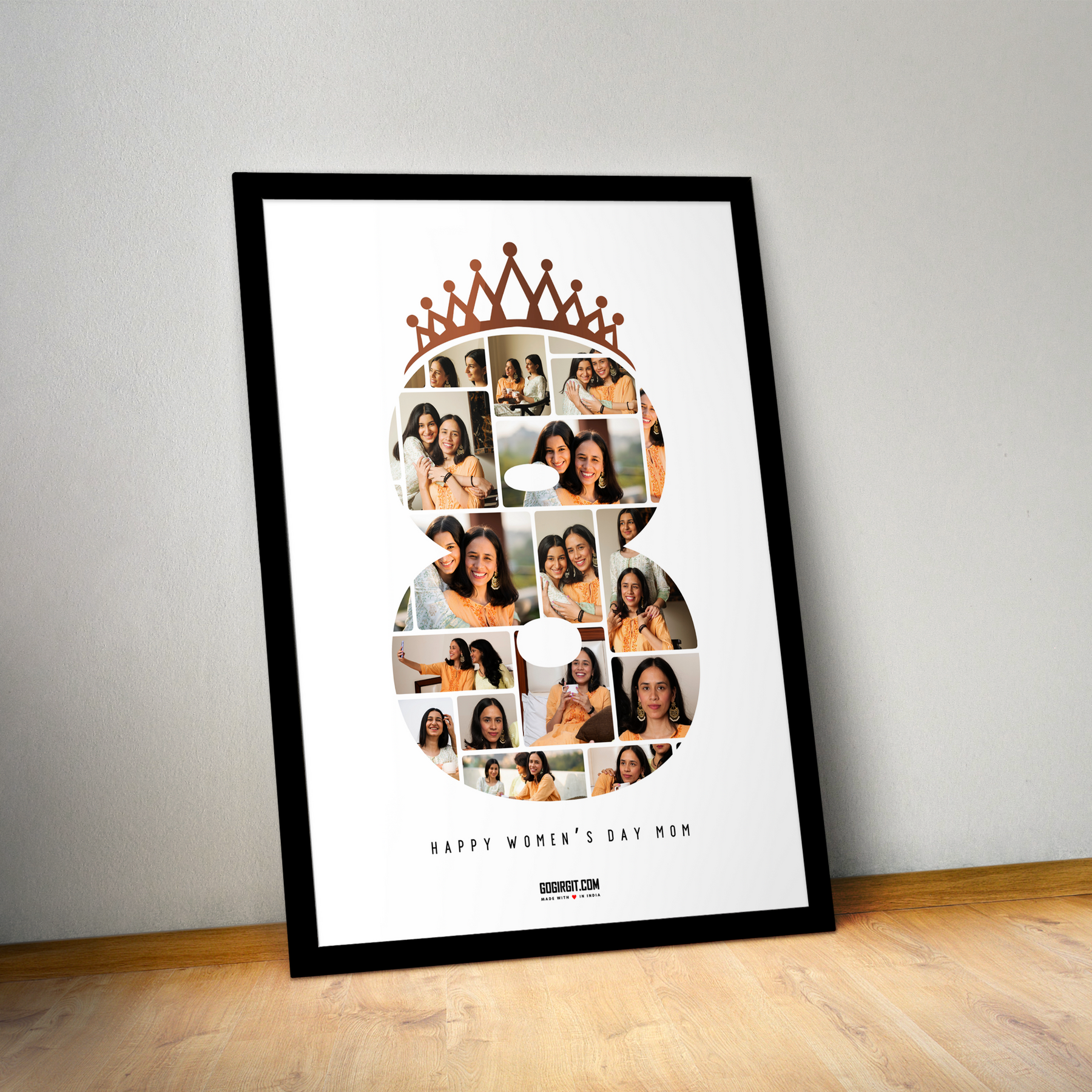 Women's Day Personalized Photo Frame | Custom Gift by Gogirgit