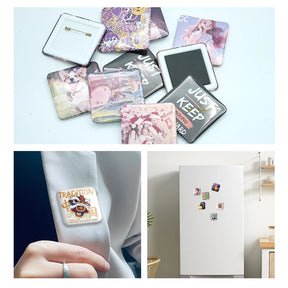 55MM Badge Making Machine Fridge Magnet & Pin Button