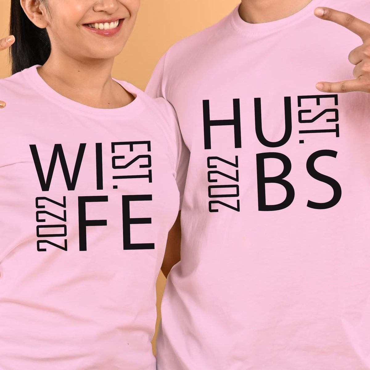 Husband-Wife-Established-Personalised-Couple-T-shirts-Gogirgit