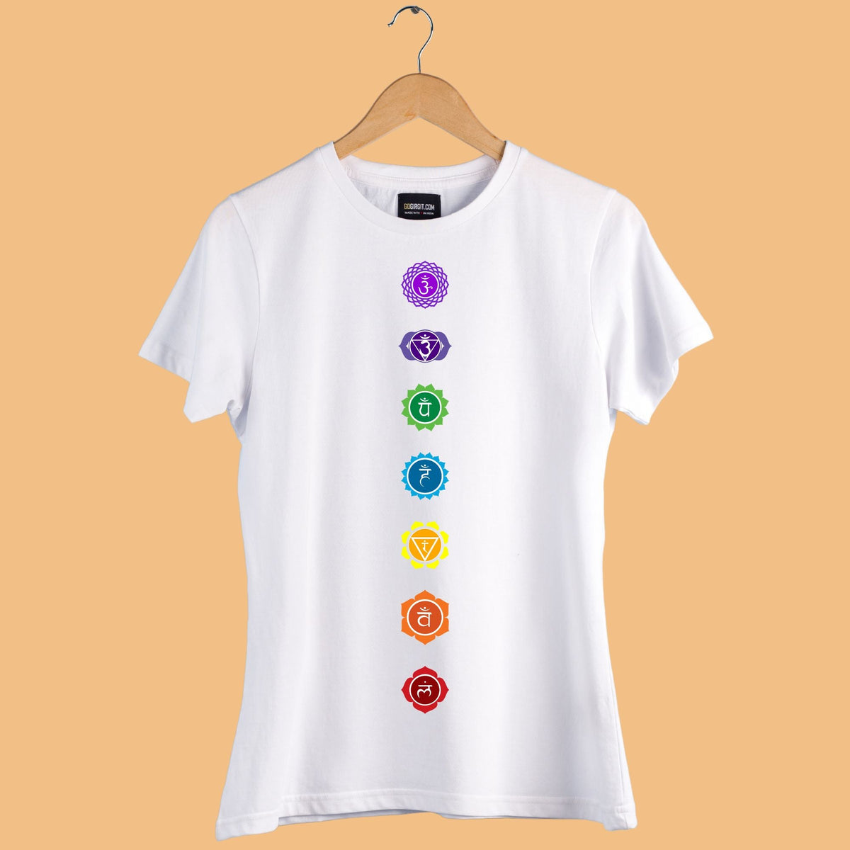 Printed-premium-cotton-women-s-round-neck-chakras-white-half-sleeve-t-shirt-gogirgit #color_white