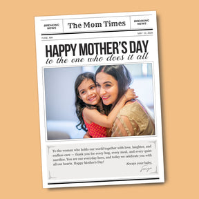 personalised mothers-day-newspaper gift custom photo gift for mom gogirgit-1