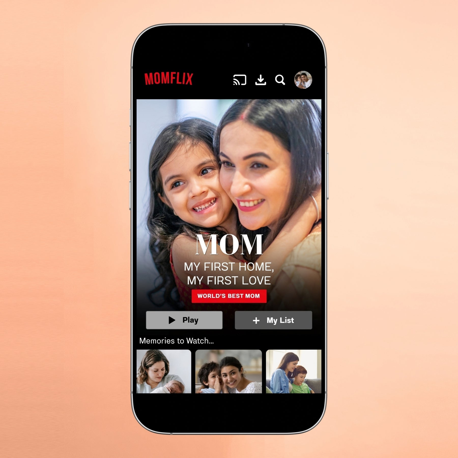 MOMFLIX Personalised Streaming Style  Birthday Video Gift | Delivery on WhatsApp Gogirgit