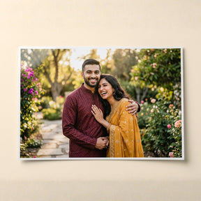 Personalised couple photo poster printed on glossy photo paper — A3 A2 custom size printing by Gogirgit