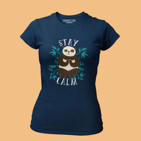 Printed Women Yoga T-shirt
