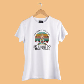 Printed Women Yoga T-shirt
