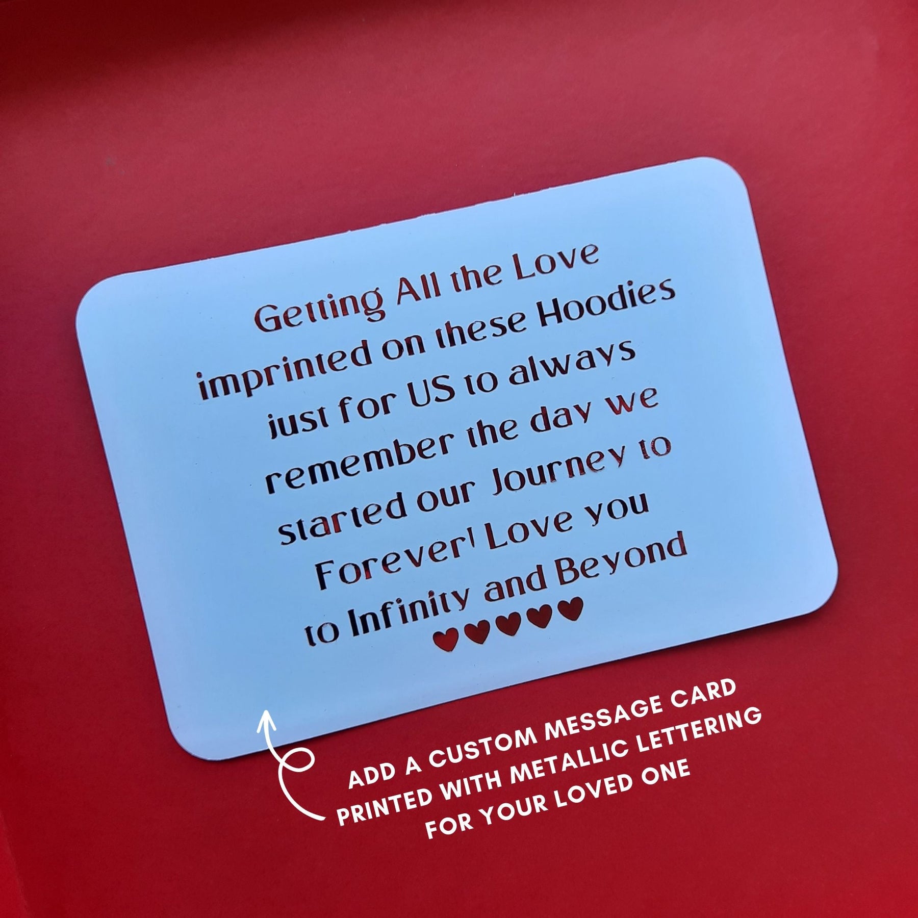 Forever To Go Personalized Couple Hoodies
