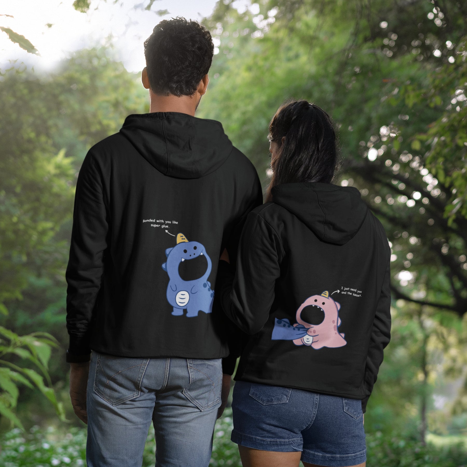 gogirgit-dino-couple-personalised-pack-of-2-black-hoodies-message-customised-1