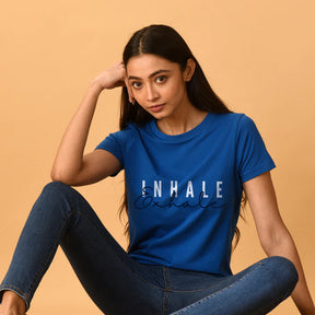 Printed Women Yoga T-shirt