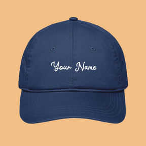 Customised Name Cotton Cap, Free Size, Pack of 1