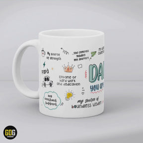 Dad Love Gratitude Coffee Mug