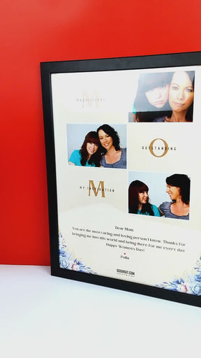 Magnificent Mom Personalized Photo Frame For Women Day, Birthday , Special Day