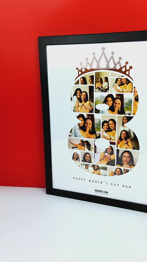 Women's Day Personalized Photo Frame For Women Day , Birthday, Anniversary ,Special Day