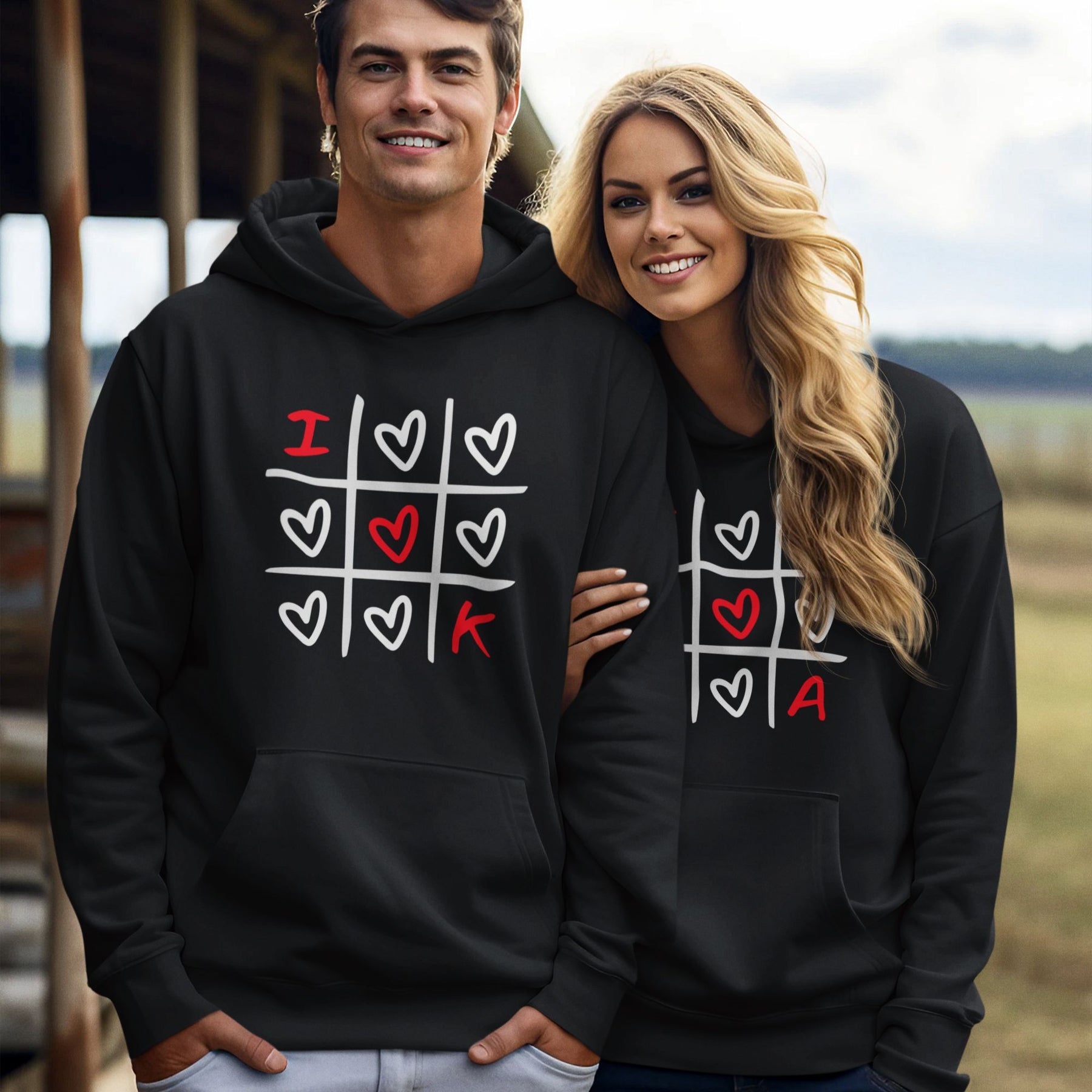 tic-tac-love-initial-personalised-black-couple-hoodies-from-gogirgit