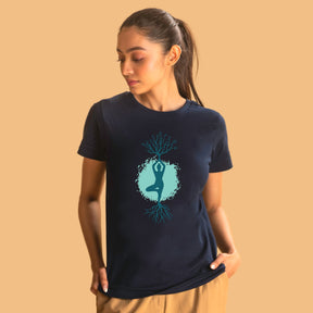 tree-pose-navy-blue-women-s-yoga-tshirt-gogirgit