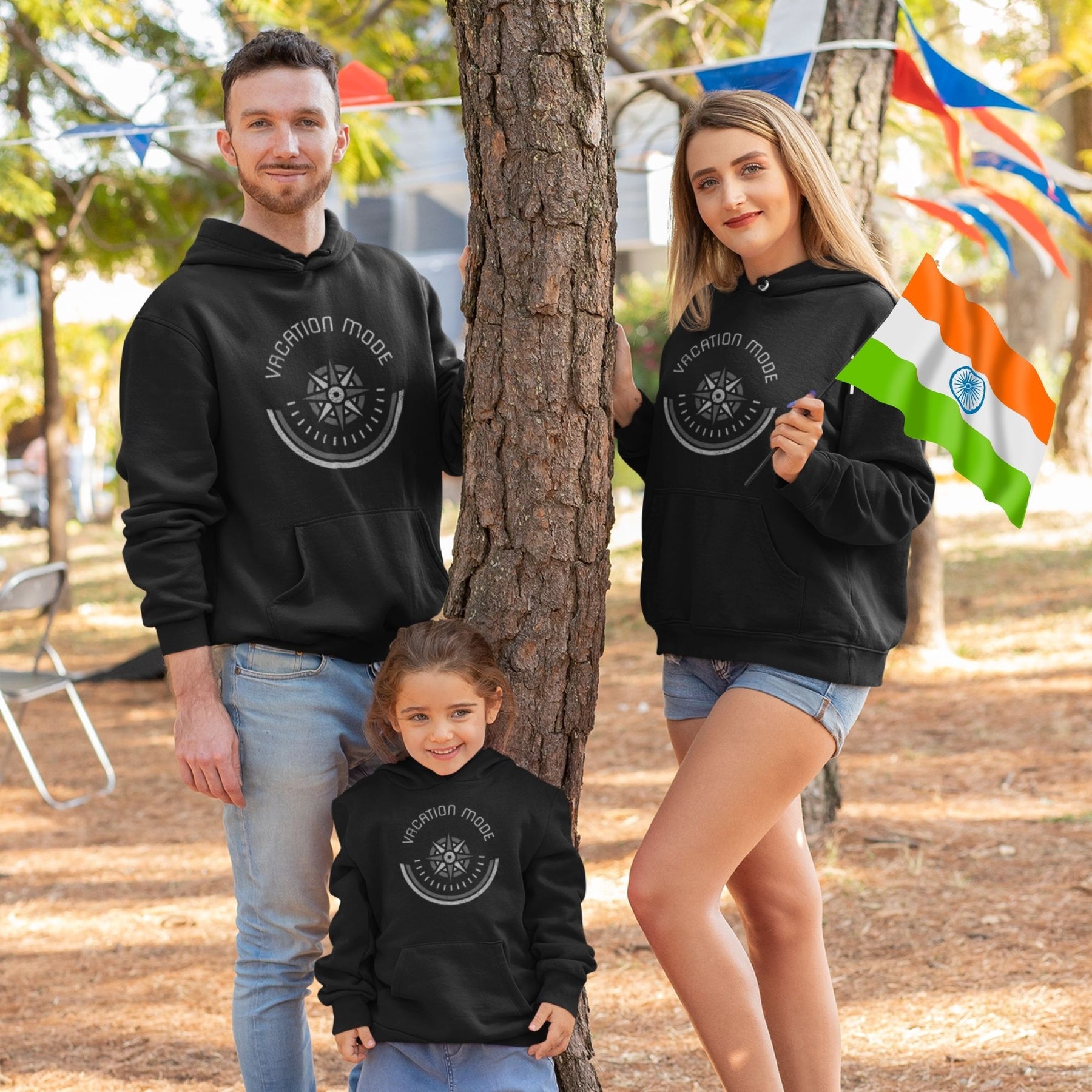 Vacation Mode Matching Family Hoodies Combo