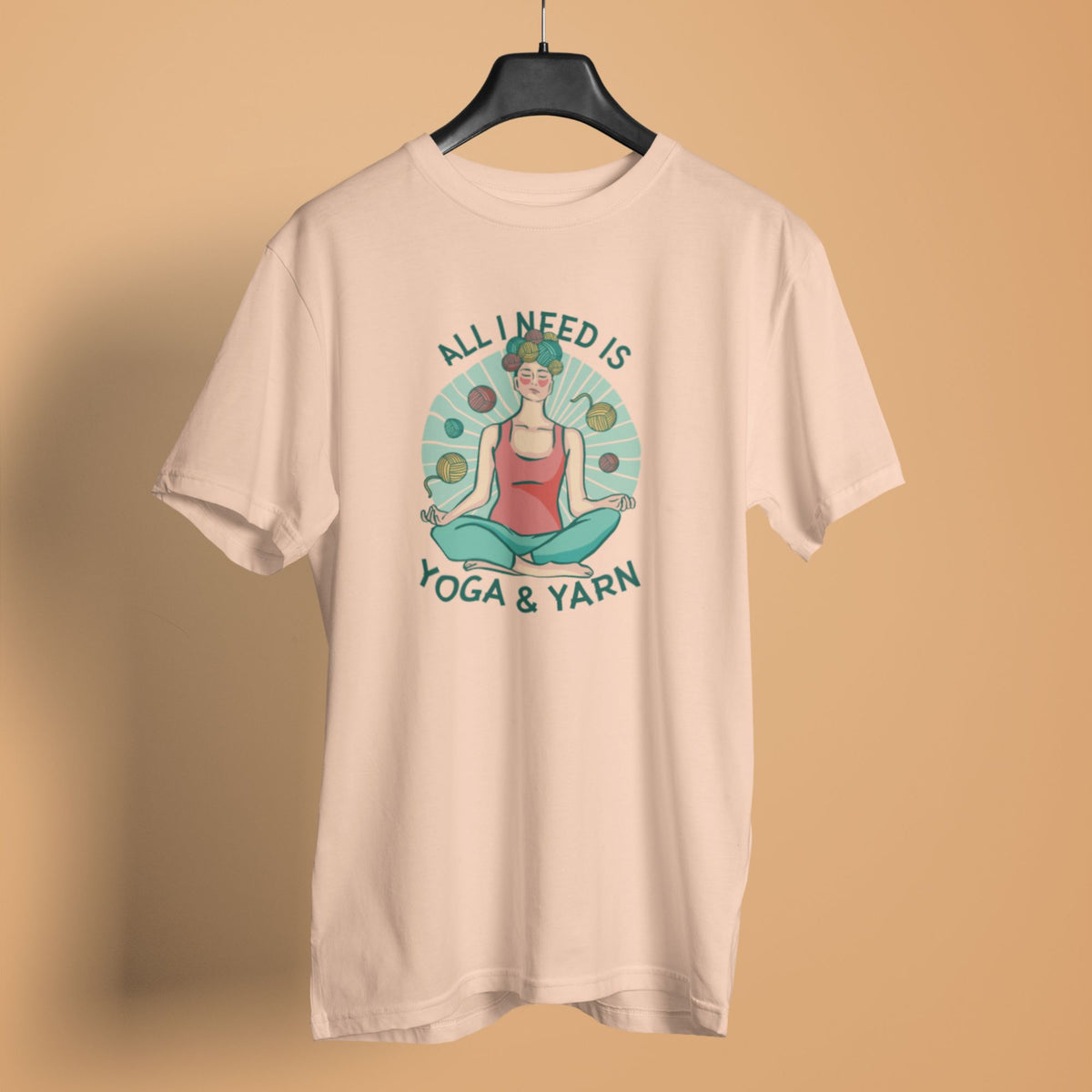 Ladies Love Yoga Printed T-Shirt at Rs 95/piece, Ladies Printed T Shirt in  Ludhiana