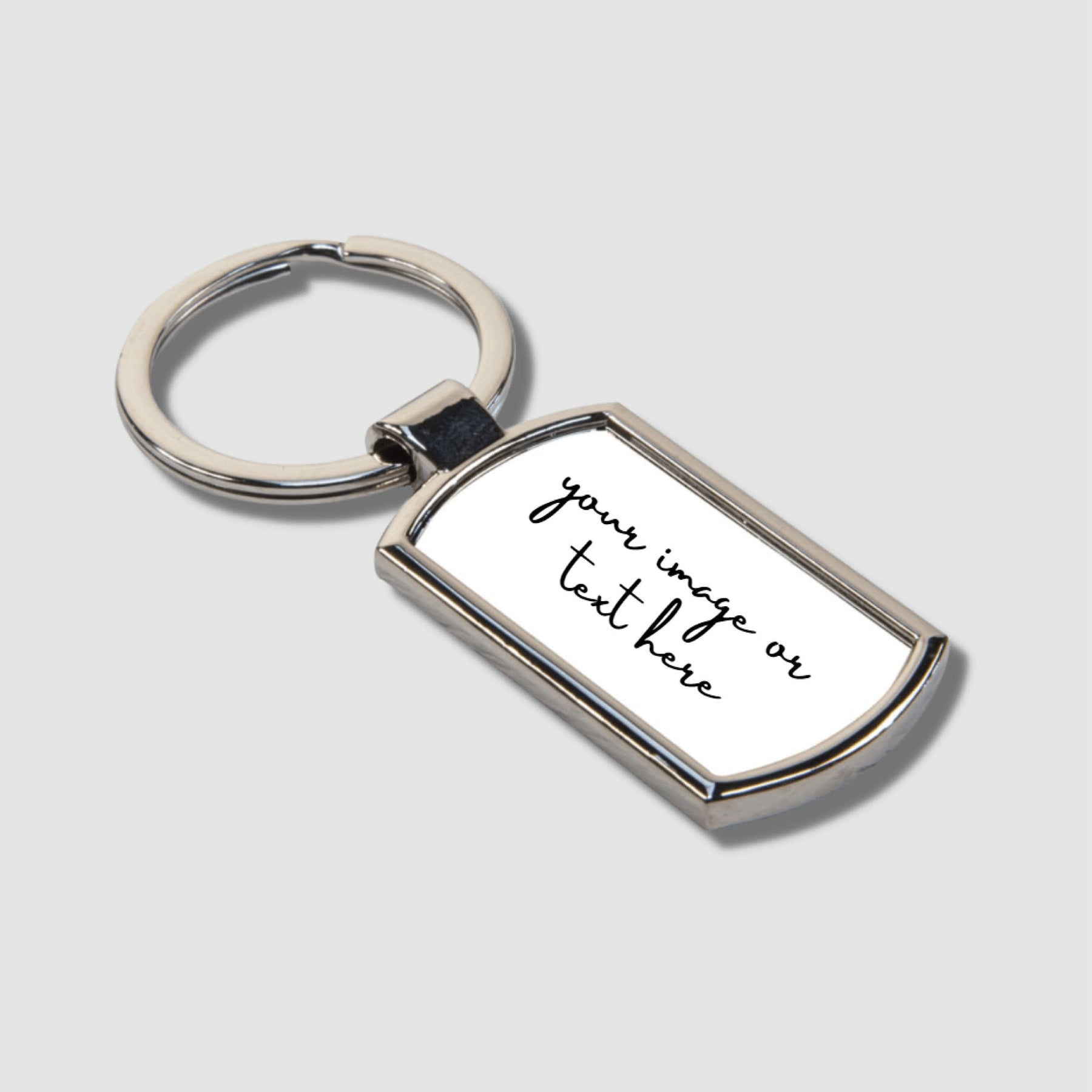 thumbnail image 2 of Personalized Stainless Steel Keychain - Custom Engraved Name Letter Key Ring Gift For Men Women 2 of 5