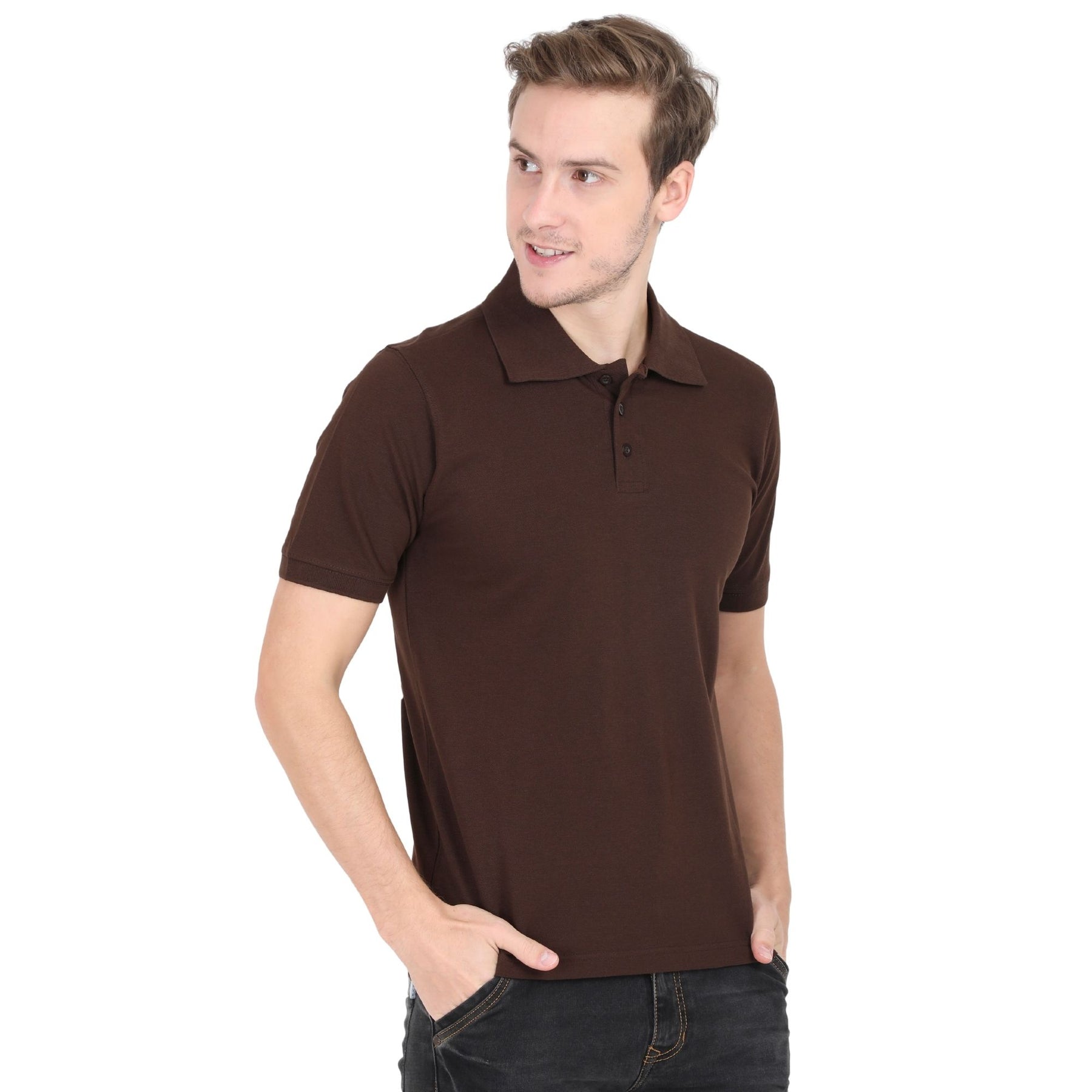 Men's Classic Polo Neck T-shirt Pack Of 2 Combo