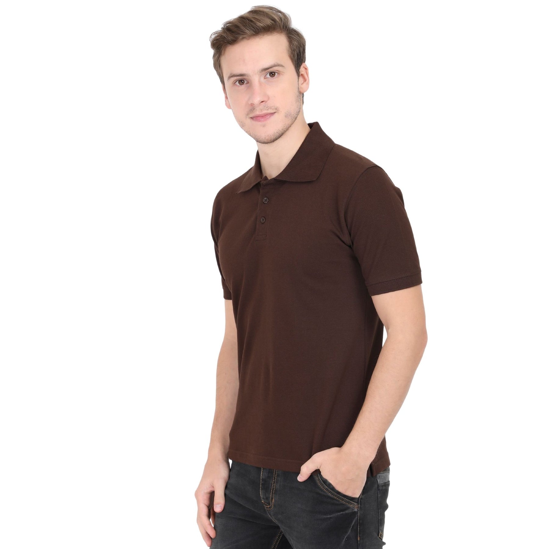 Men's Classic Polo Neck T-shirt Pack Of 2 Combo