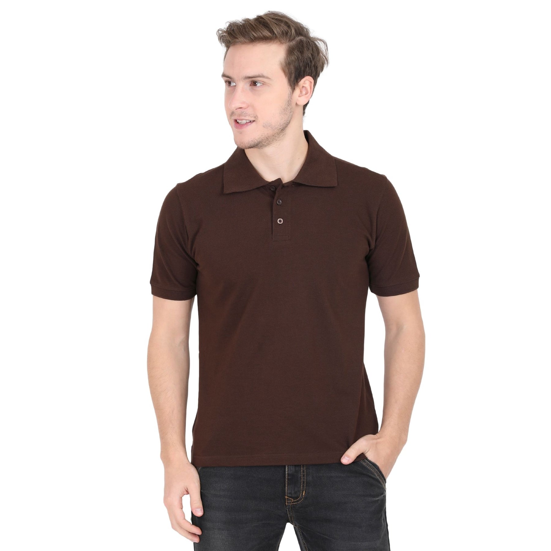 Men's Classic Polo Neck T-shirt Pack Of 2 Combo