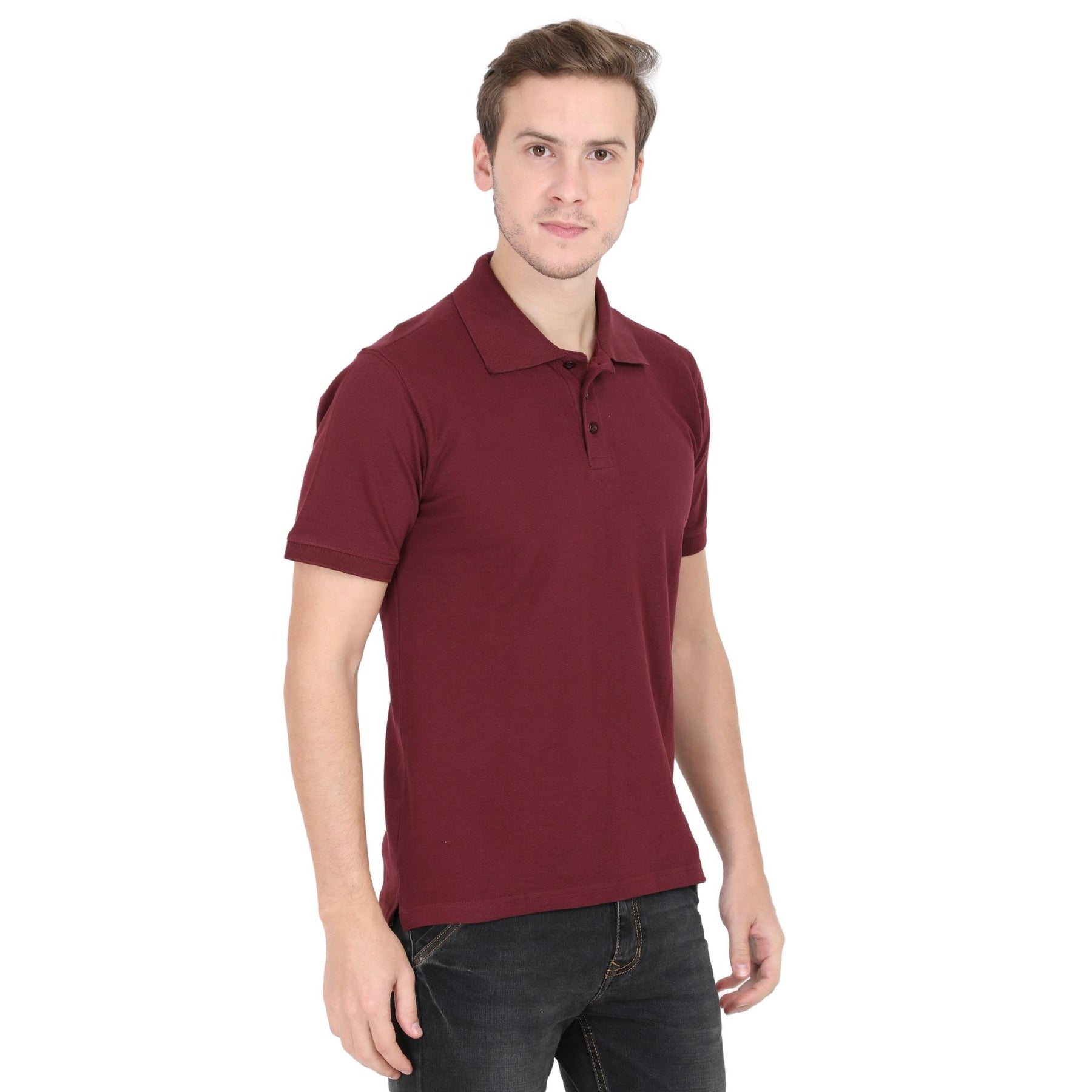 Men's Classic Polo Neck T-shirt Pack Of 2 Combo