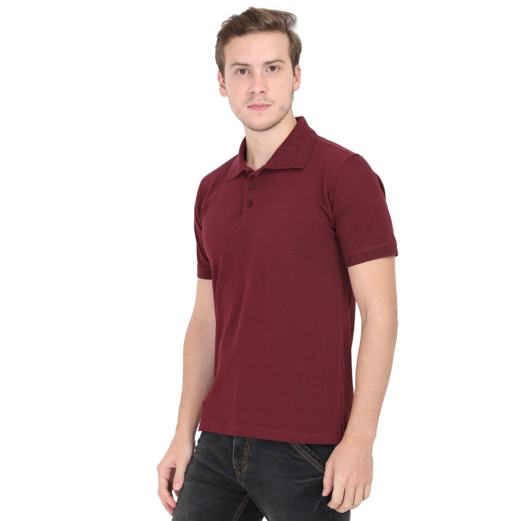 Men's Classic Polo Neck T-shirt Pack Of 2 Combo