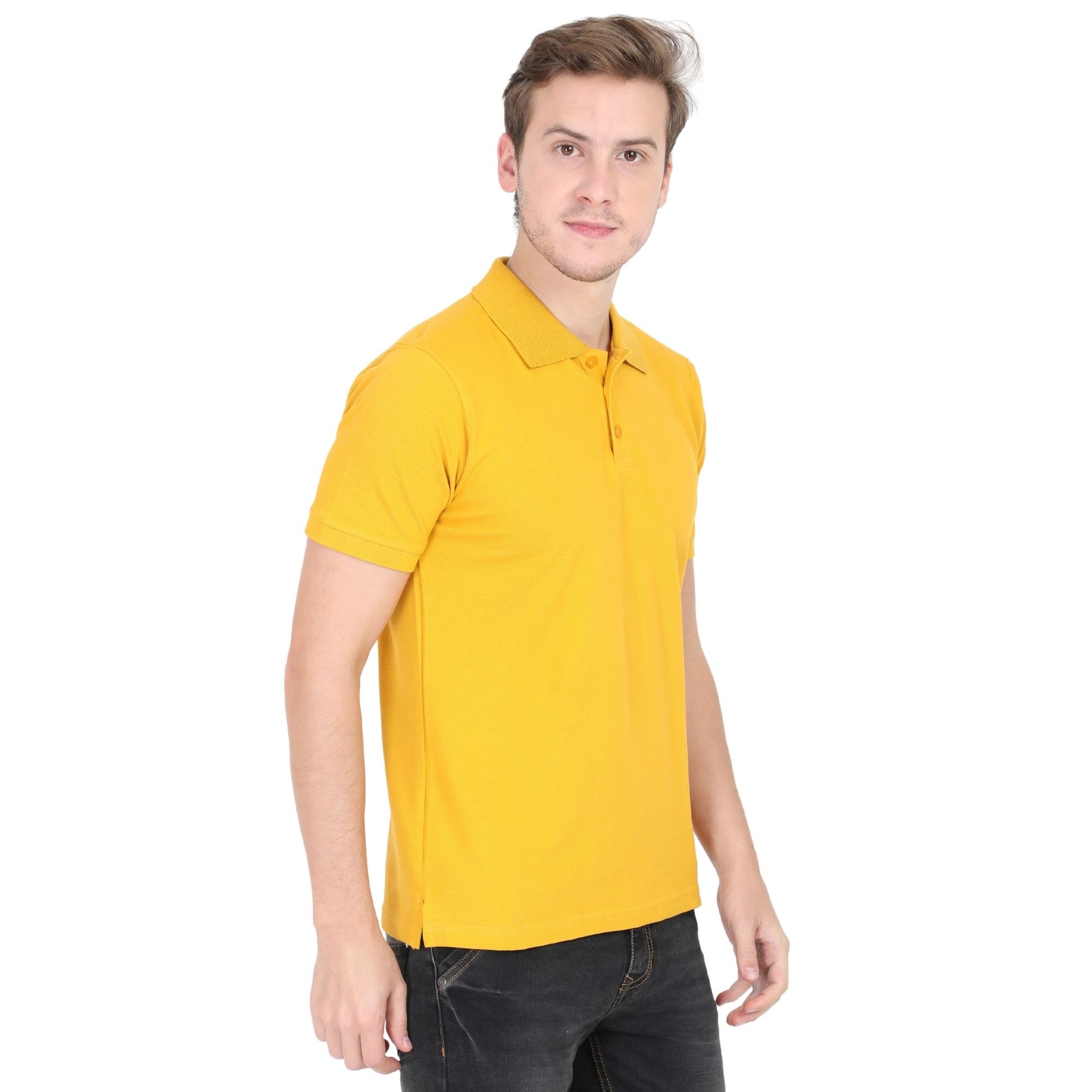 Men's Classic Polo Neck T-shirt Pack Of 2 Combo