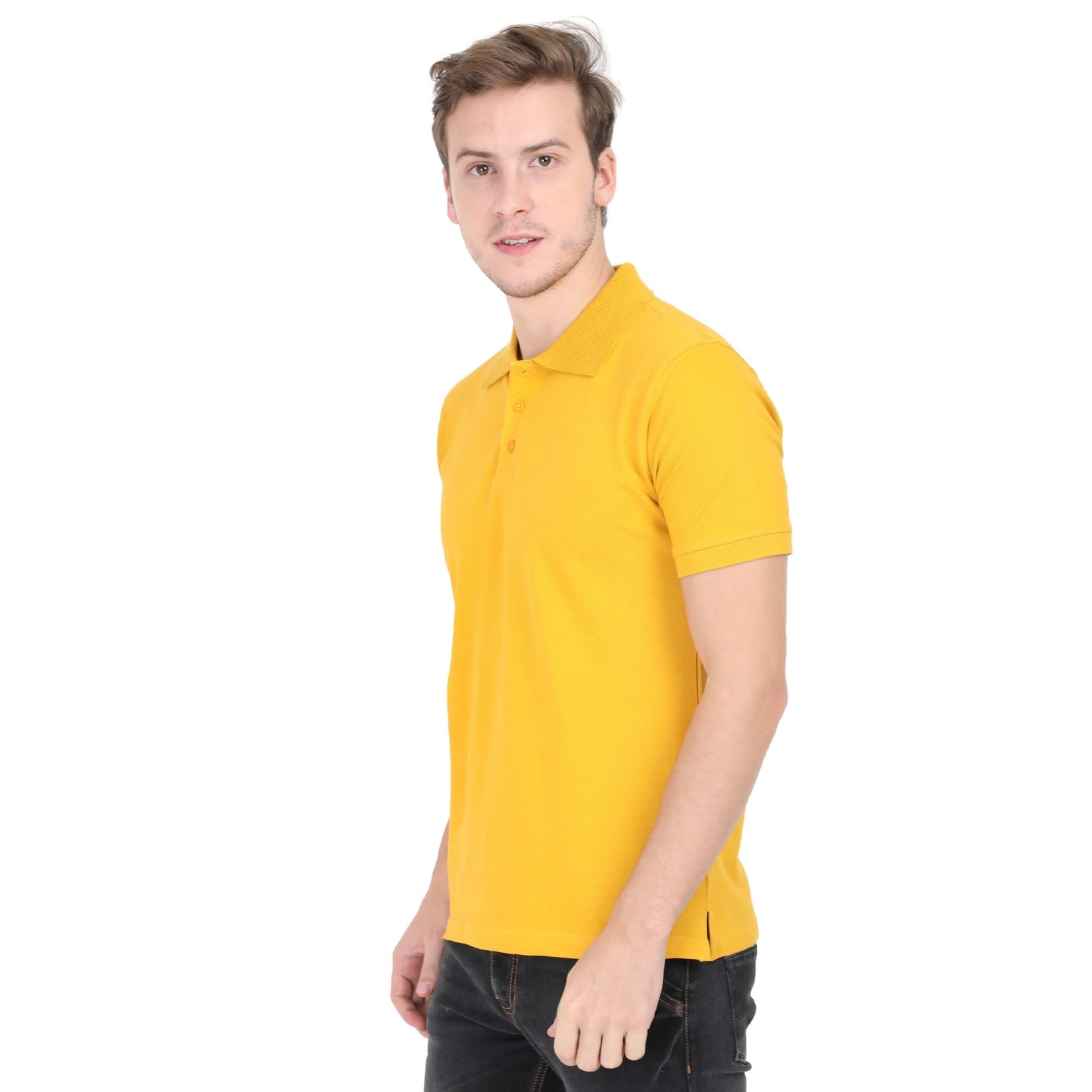 Men's Classic Polo Neck T-shirt Pack Of 2 Combo