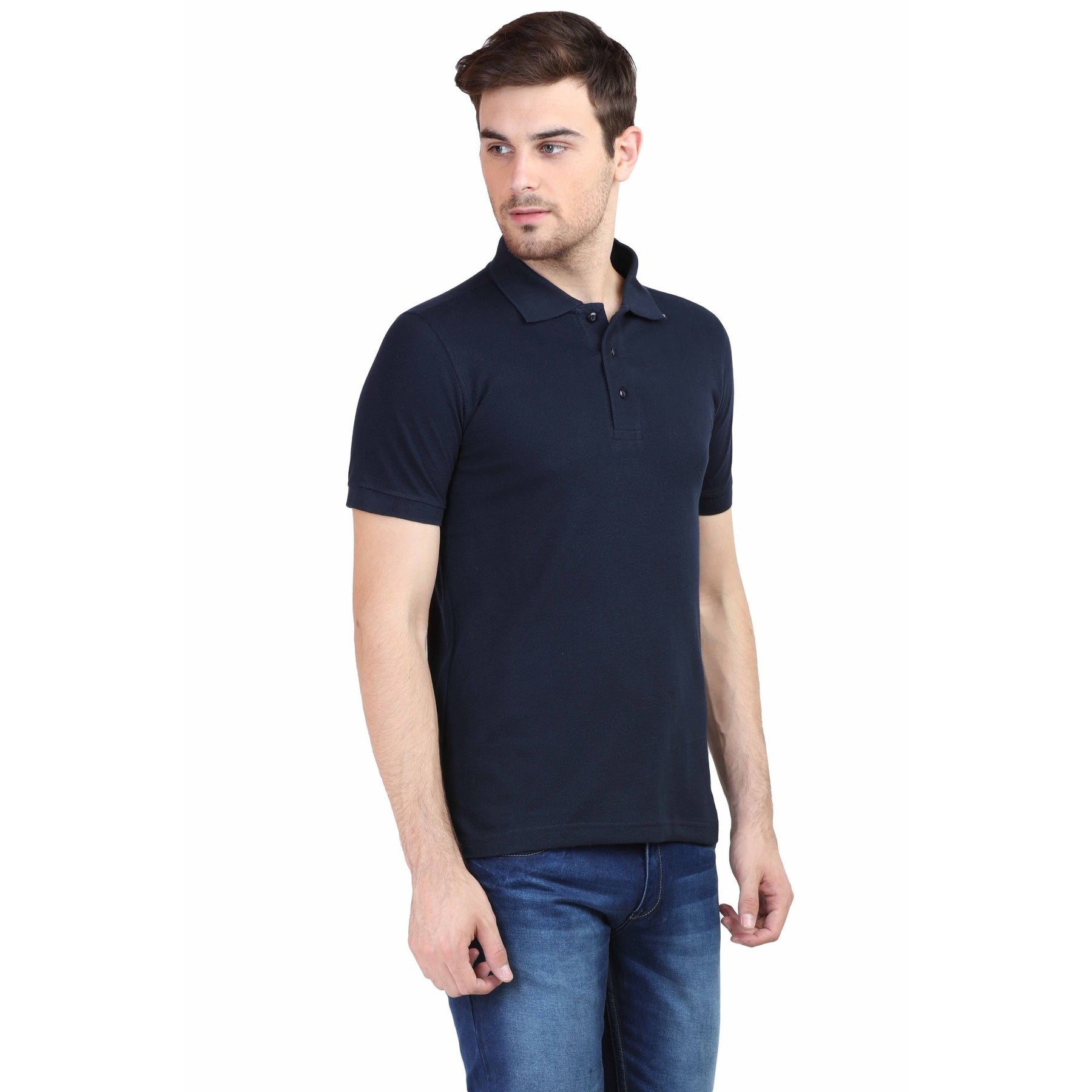 Men's Classic Polo Neck T-shirt Pack Of 2 Combo