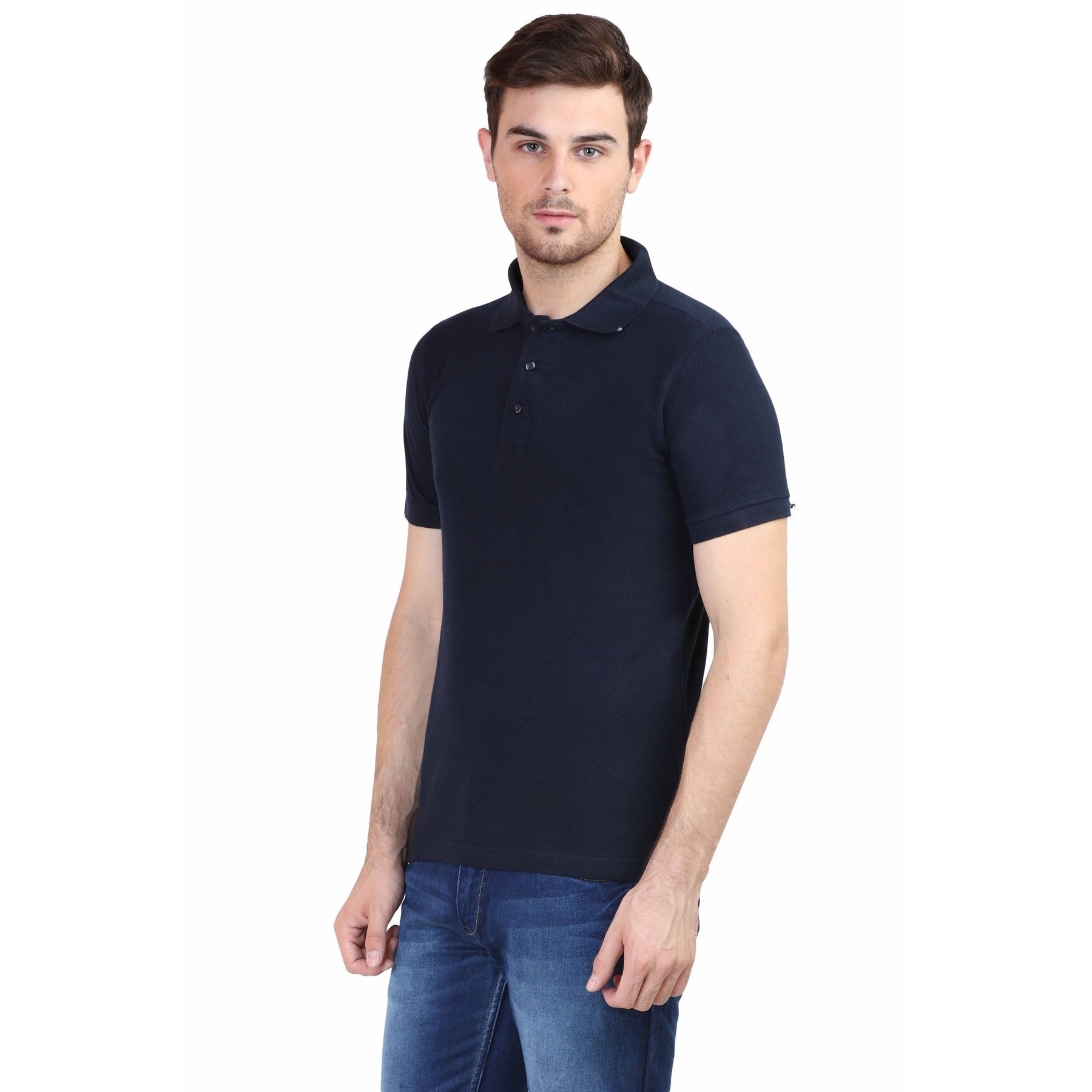 Men's Classic Polo Neck T-shirt Pack Of 2 Combo