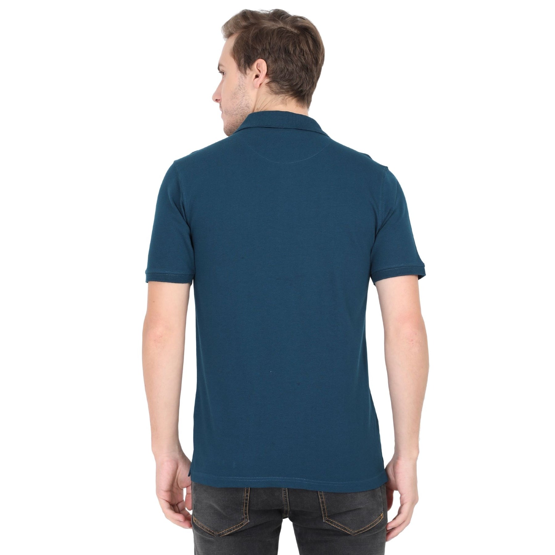 Men's Classic Polo Neck T-shirt Pack Of 2 Combo