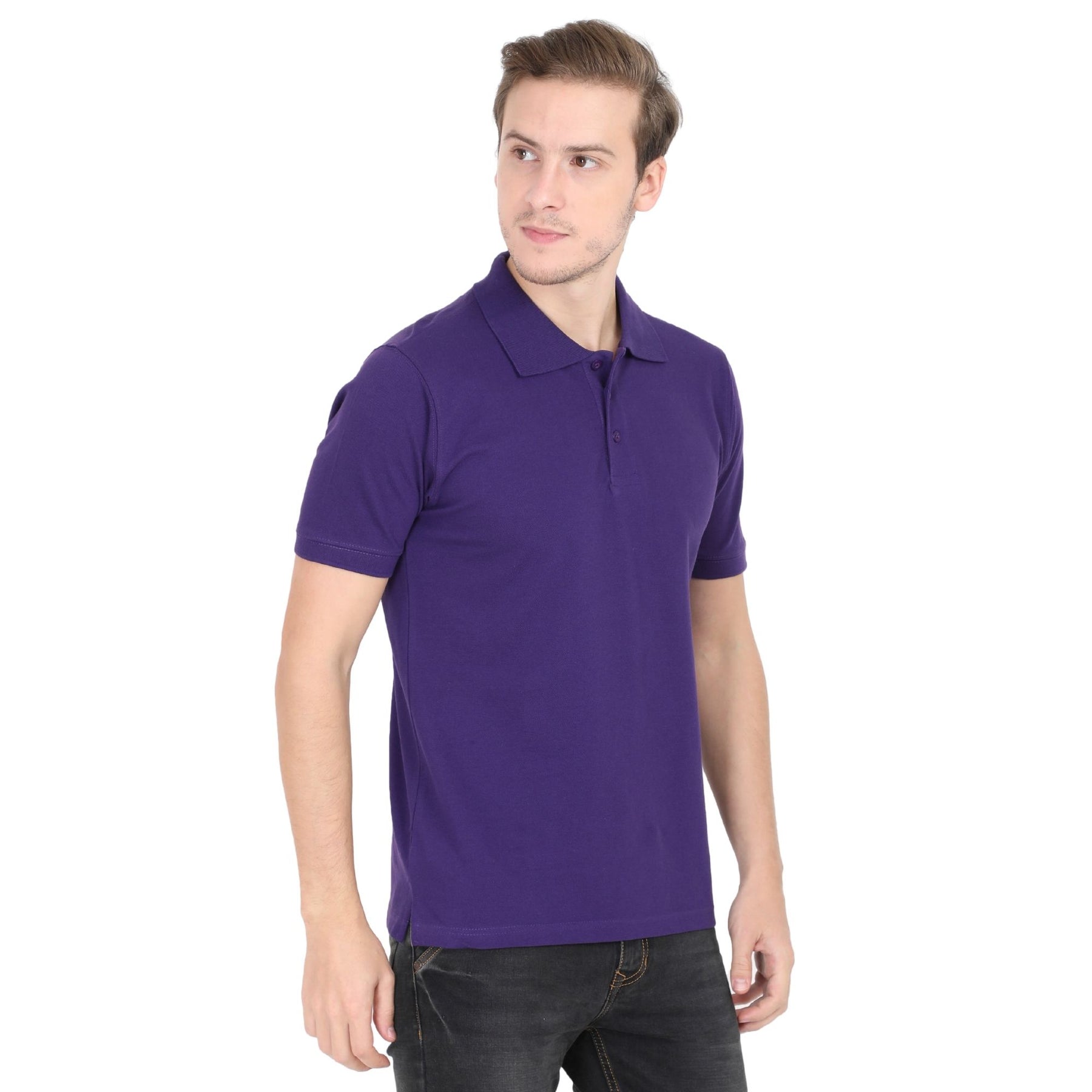 Men's Classic Polo Neck T-shirt Pack Of 2 Combo