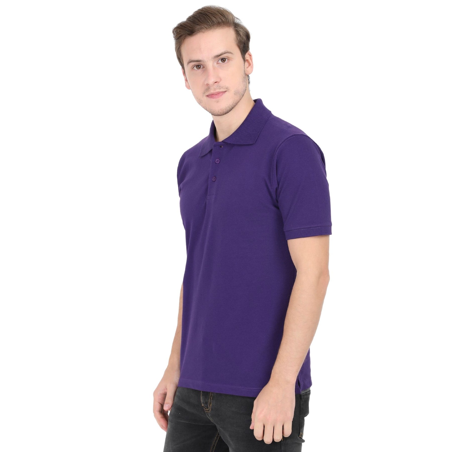 Men's Classic Polo Neck T-shirt Pack Of 2 Combo