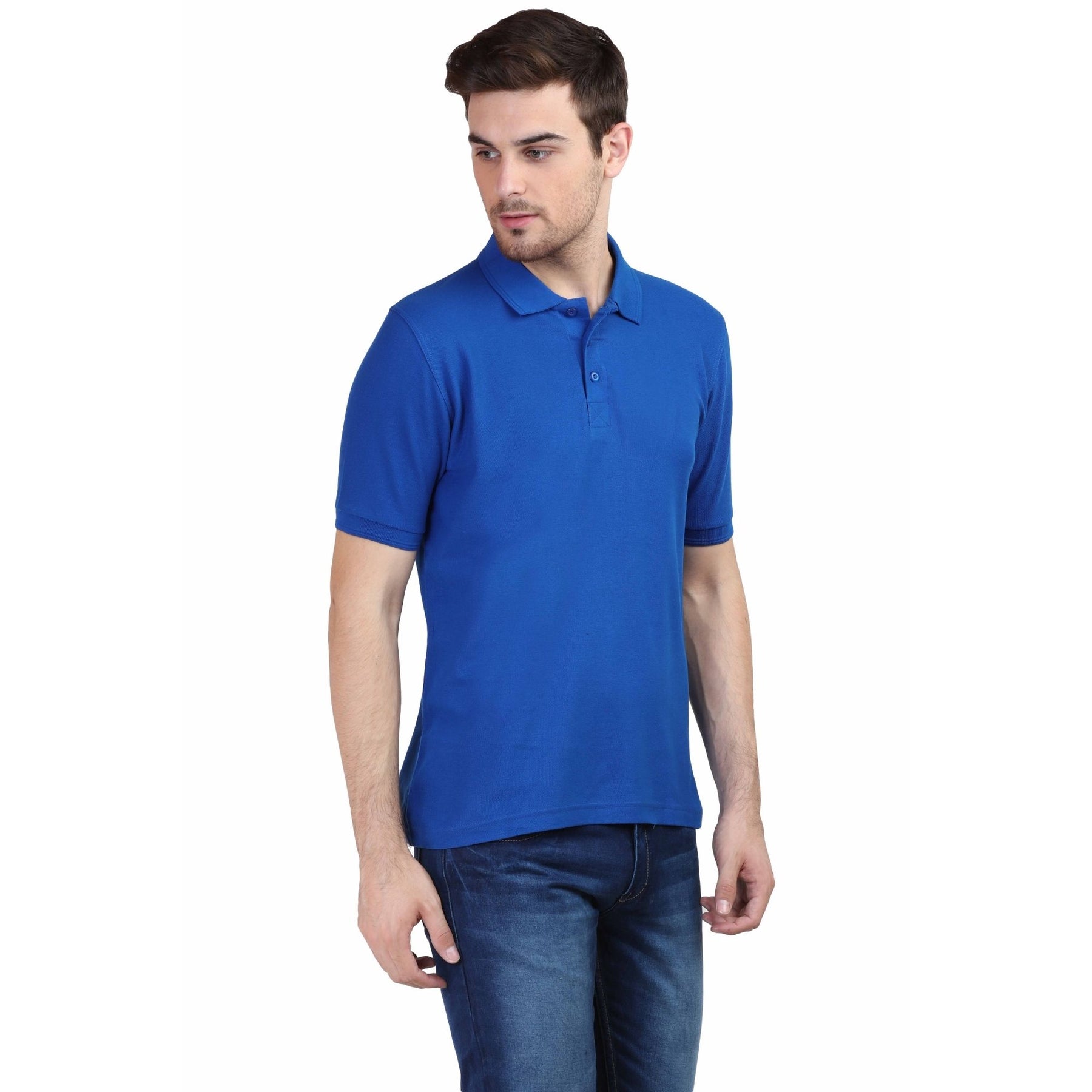 Men's Classic Polo Neck T-shirt Pack Of 2 Combo