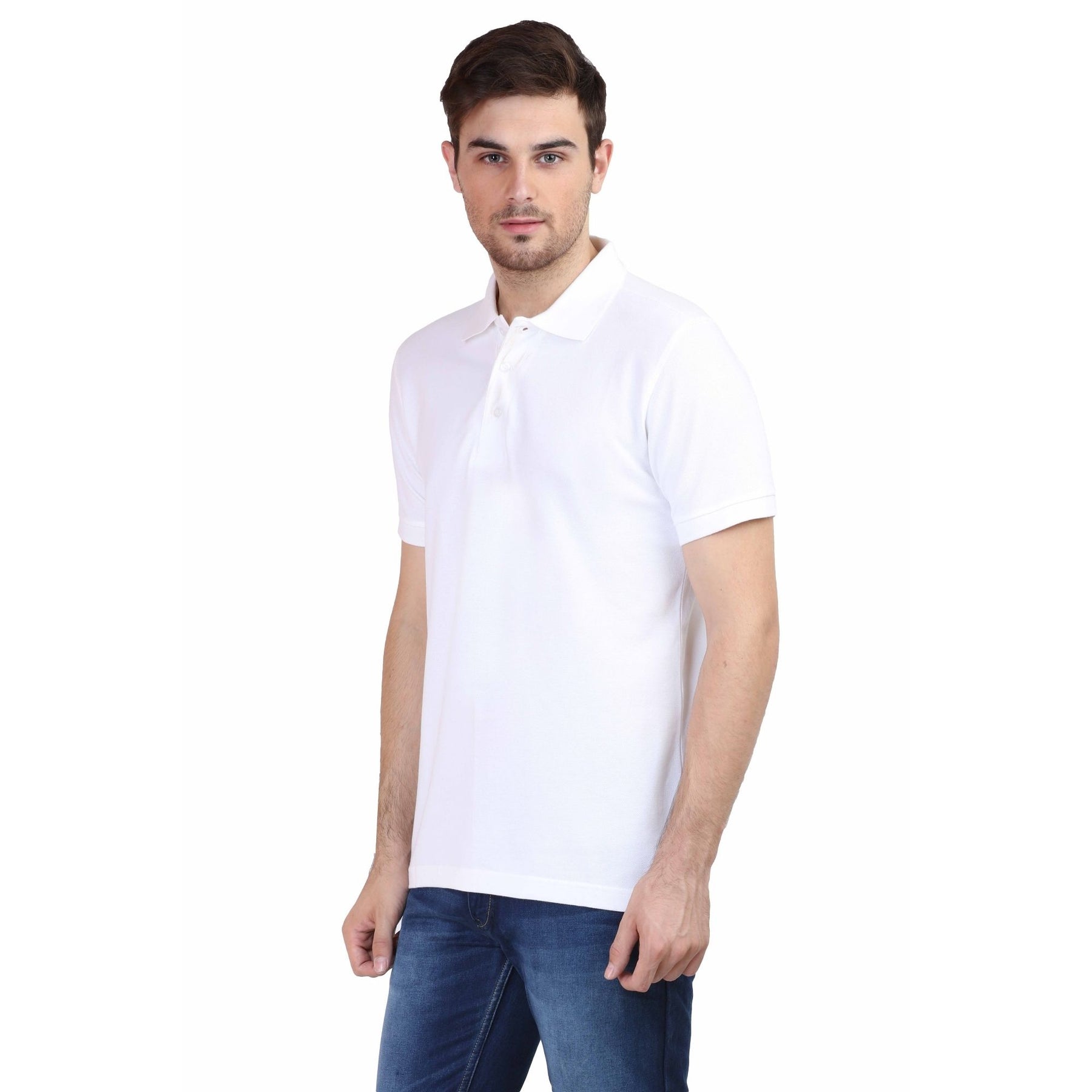 Men's Classic Polo Neck T-shirt Pack Of 2 Combo