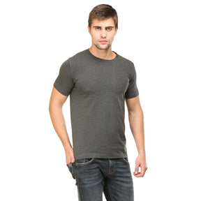 Plain Cotton Mens Unisex T-shirt Pack Of 2 Combo
