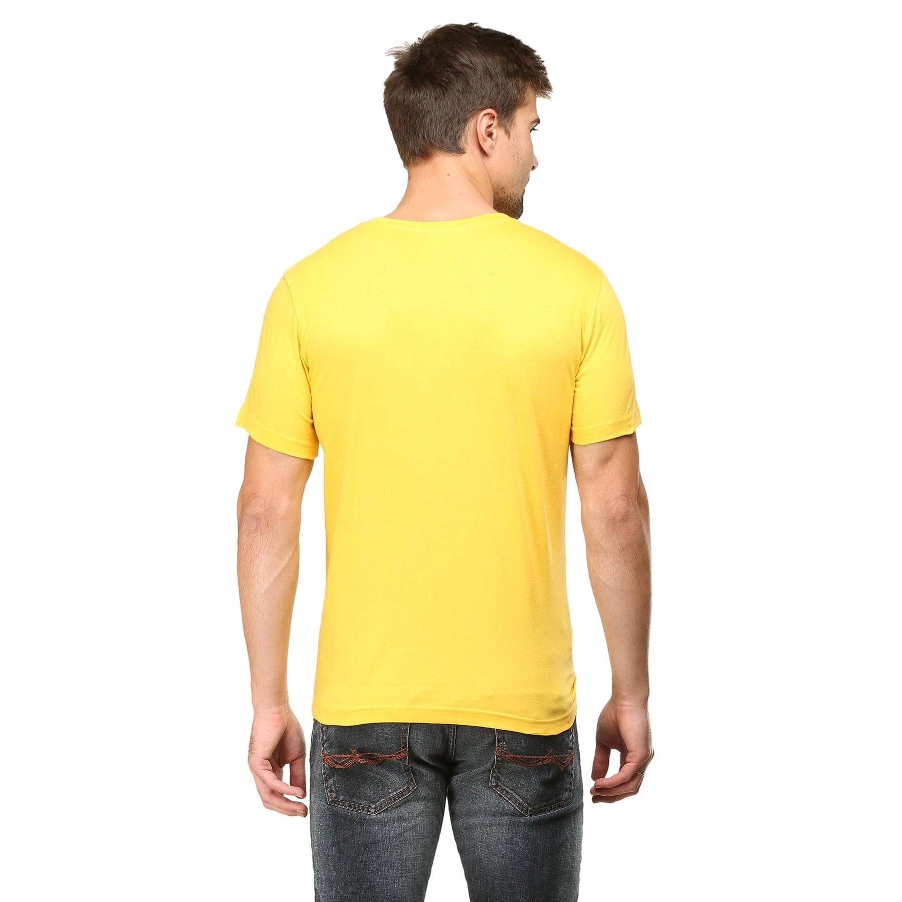 Plain Cotton Mens Unisex T-shirt Pack Of 2 Combo