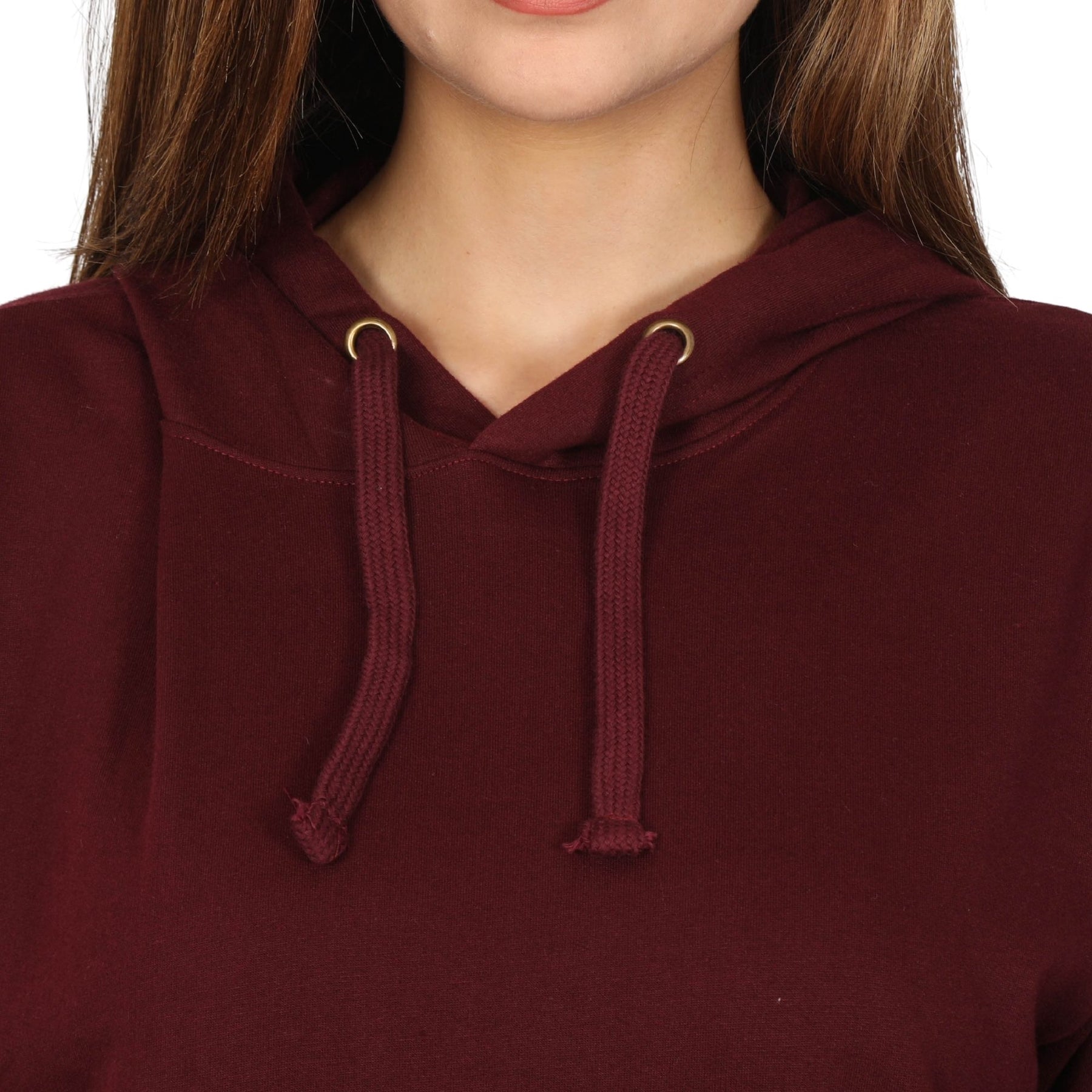 Plain Cotton Women's Hoodies