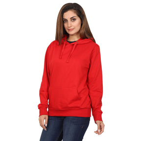 Plain Cotton Women's Hoodies