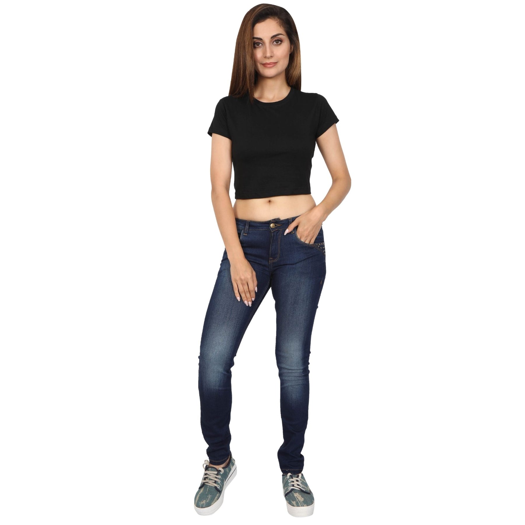 Women Crop Top Pack Of 2 Combo