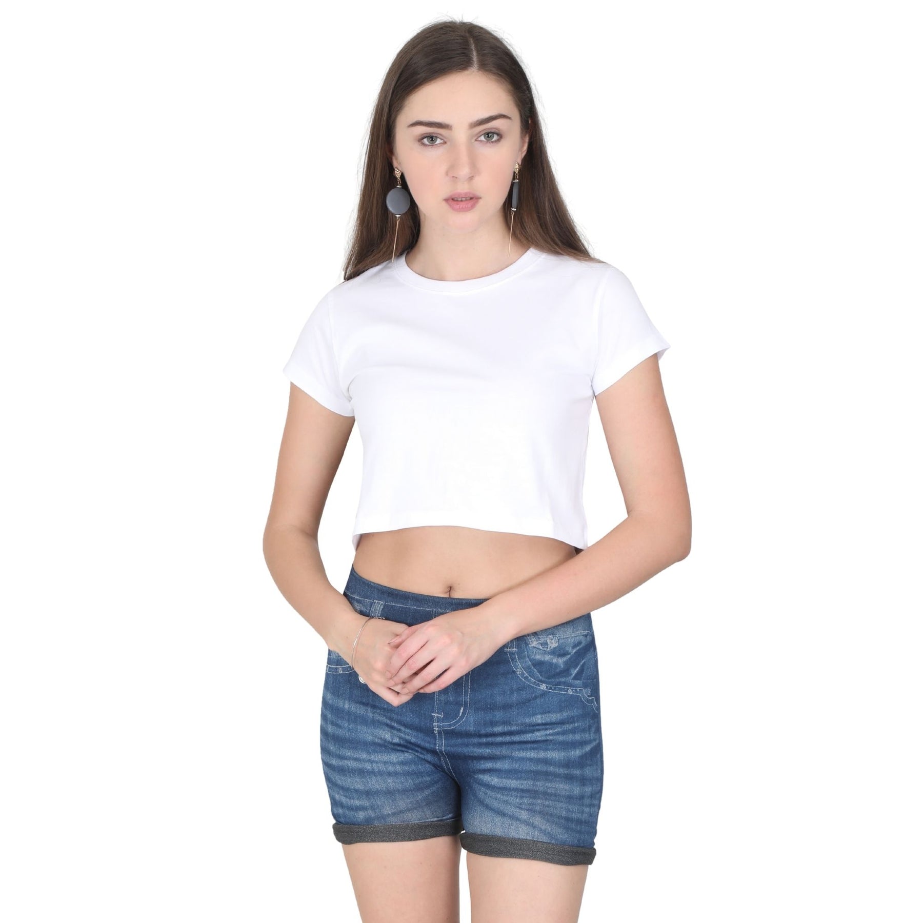 Women Crop Top Pack Of 2 Combo