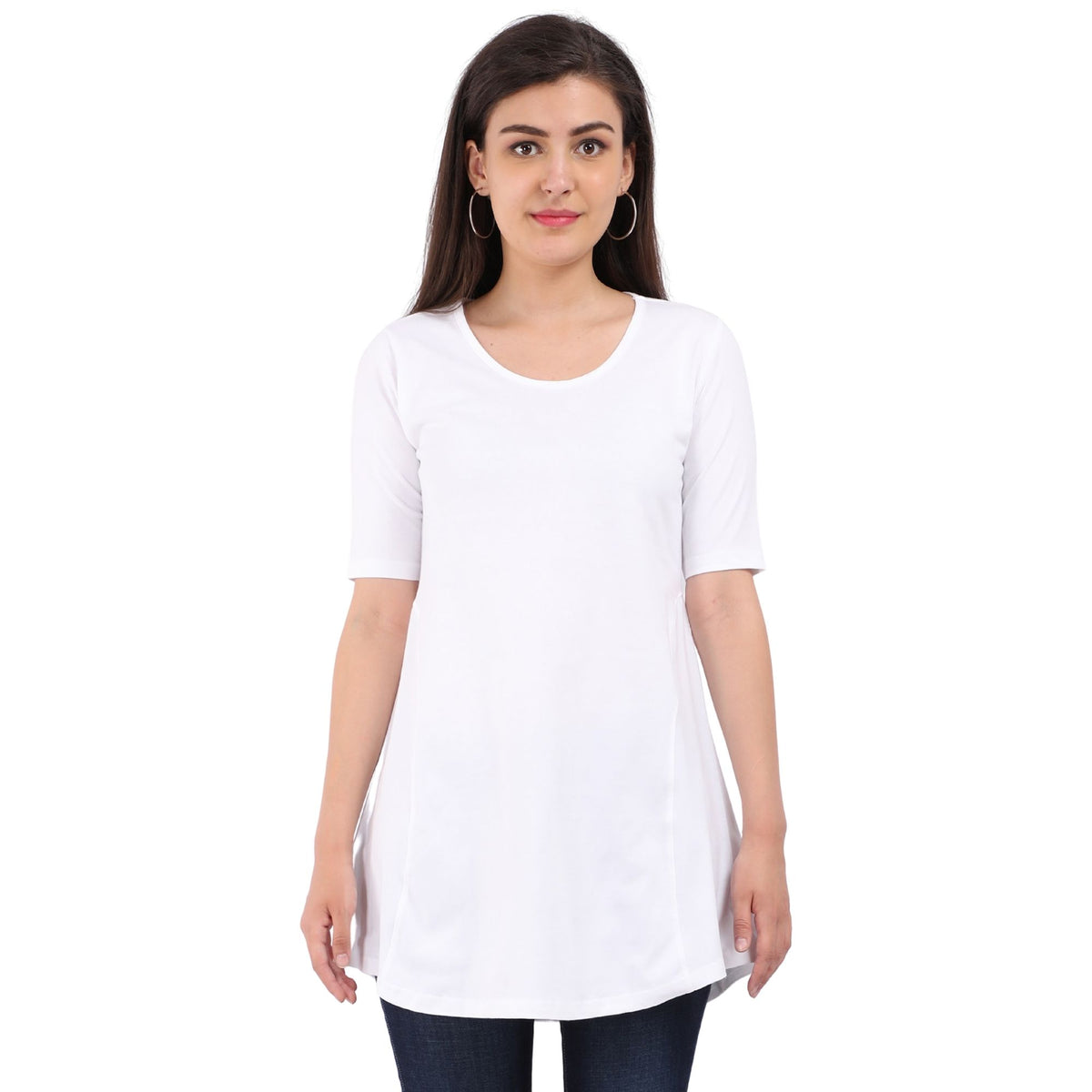 Plain-cotton-women-s-roundneck-white-maternity-t-shirt-gogirgit_4 #color_white