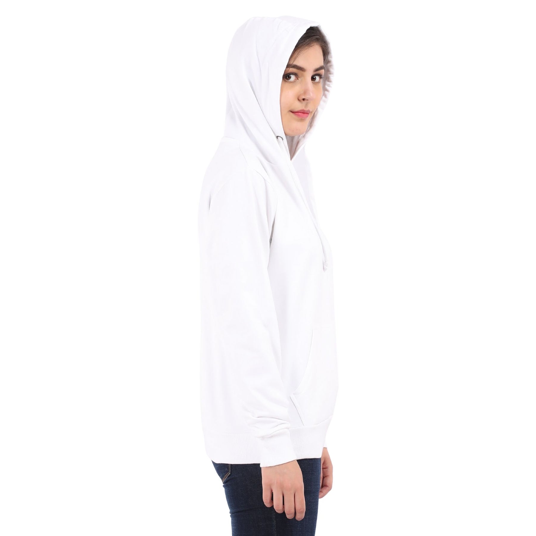 Plain Cotton Women's Hoodies