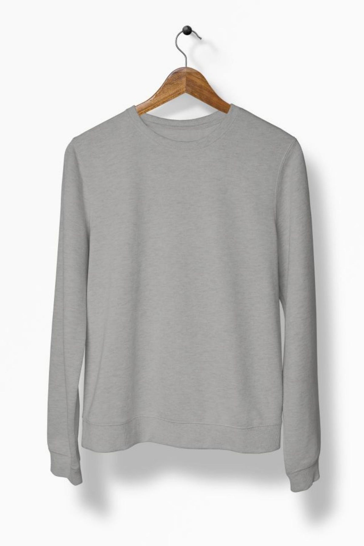 Crew-Neck-SWEATSHIRT-PLAIN-SOLID-GREY-MELANGE-WINTERWEAR-UNISEX