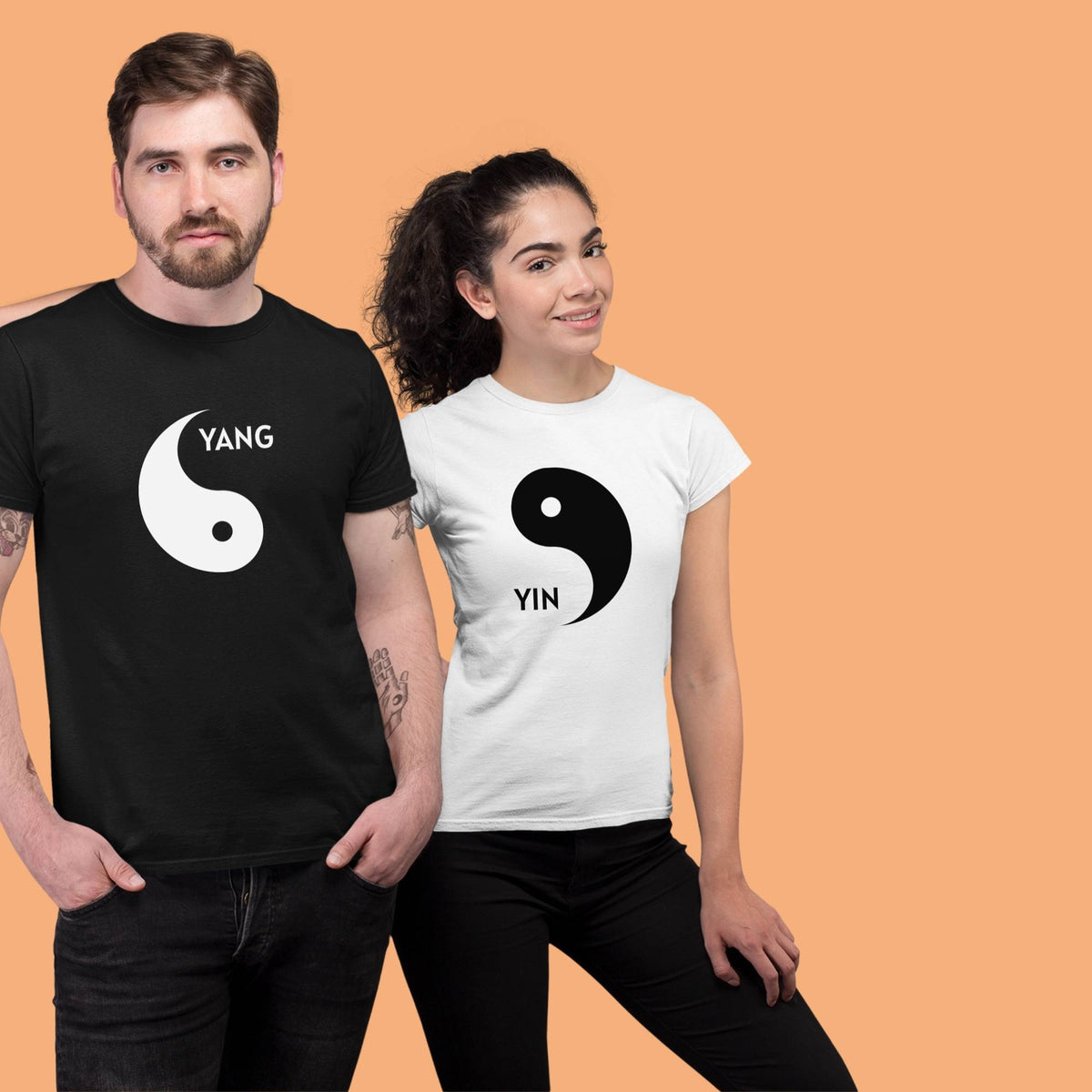 Yang-yin-couple-t-shirt-with-front-and-back-print-customizable-black-and-white-color-premium-quality-gogirgit