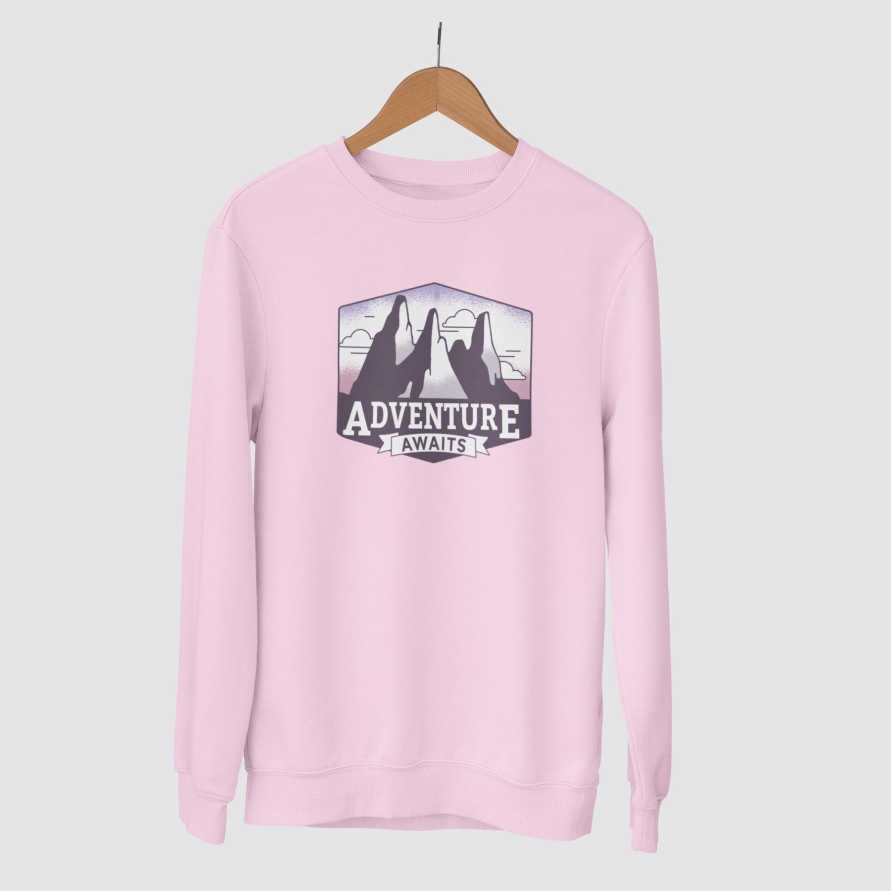 adventure-awaits-cotton-printed-unisex-light-pink-sweatshirt-gogirgit-com