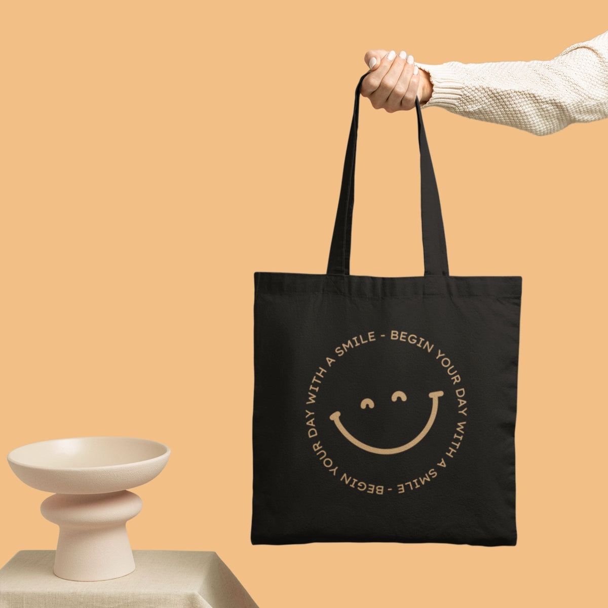 begin-your-day-with-a-smile-cotton-printed-black-tote-bag-gogirgit-2